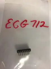 ECG712 TV SOUND SYSTEM WITH ZENER DIODE CIRCUIT SAME AS NTE 712---