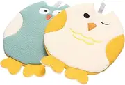 LALADEFIEE 2pcs Kid Cartoon Bath Mitts Adorable Animal Bath Towel Exfoliating Bath Towel
