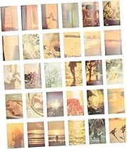 COHEALI DIY Photo Scrapbooking Supplies 30pcs Decorative Cards Gentle and Safe for Wall Decor Scrapbook Journal