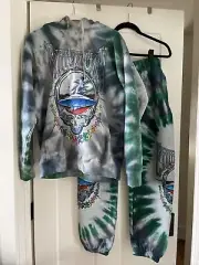 BNWT CHINATOWN MARKET x GRATEFUL DEAD SPACE GALAXY HOODIE/PANTS SZ S/M RARE!