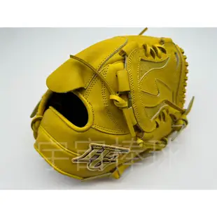 ※宇宙棒球※HI-GOLD 特殊訂製版 12吋 棒壘球手套 獨家HG金標 S造型球檔 標準型全封投手 亮黃