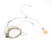 Beige Headset Omnidirectional Microphone fits Shure Wireless Bodypacks