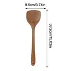 Ebony Wooden Kitchen Cooking Utensils Tools Spatula N1A6 Turner Spoon B9Q8 K1L0