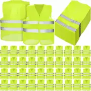 High Visibility Safety Vest Bulk Reflective Mesh Security Vest for Men Women Wor
