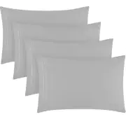 Mellanni Pillow Cases Set of 4 - Iconic Collection Microfiber Pillowcases
