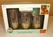 NEW Order Home Collection 3-PC Flameless Led Candle Set Battery w/ Timer