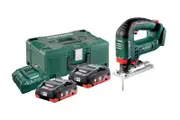 Metabo STAB18LTX10040K - 18V D-Handle Jigsaw Kit (2 x 4.0Ah)
