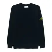 [Stone Island] Stone Island Piqué-weave Sweatshirt L BLUE