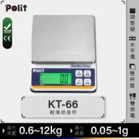 在飛比找momo購物網優惠-【Polit 沛禮】KT-66電子秤 最大秤量10kg 3k