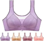 [Generic] Sports Bra Light Support Adjustable Strap Full Coverage Up Bras Comfortable No Underwire Wireless Bras Women Sports Bra High Support Women's Wireless Bras