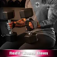 在飛比找momo購物網優惠-【HARBINGER】#161 女款 重訓健身用專業手套(F