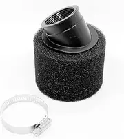 BLYGO BLACK 41mm 42mm Bent Angled Foam Air Filter Pod PIT Quad Dirt Bike ATV Buggy