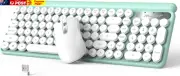 Wireless Keyboard and Mouse Combo, 2.4G 102 Keys Typewriter Keyboard Wireless w
