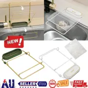 Sink Filter Rack Kitchen Foldable Sink Strainer Mesh Bag Stand CW