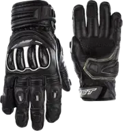 RST Tractech Evo 4 Short Ce Glove Black/Black/Black Large 102667BLK-10