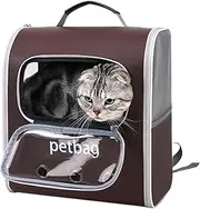 Cat Backpack Carrier - Expandable Backpack - Pet Carrier | Large Cat Backpack, Pet Carrier for Small Dogs, Breathable Design, Safe and Comfortable for Small Dogs, Expandable House