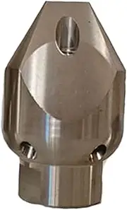 Jetter Nozzle Drain Hose Nozzle High Pressure Drain Jetter Hose Nozzles Durability Stainless Steel Flusher Pipe Nozzles, Front 3 Rear 5, 7cmx4cm