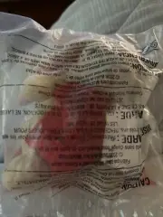 2006 BUILD A BEAR MCDONALDS HAPPY MEAL PLUSH Paulett Coufer Bunny In Heart Dress