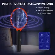 Electronic Fly Swatter Mosquito Bug Insect Zapper Racket Indoor Outdoor Use
