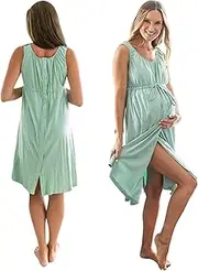 [Baby Be Mine] 3 in 1 Labor/Delivery/Nursing Hospital Gown Maternity, Hospital Bag Must Have