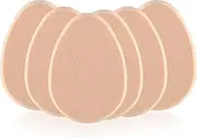 6 Pcs Flat Makeup Sponge, Beige Smooth Makeup Sponges Cushion Foundation Puff Make up Cushion Make up Applicator Sponge for Natural and Easy Soft Long-lasting and Beginner-friendly