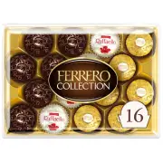 , 16 Count, Premium Gourmet Assorted Hazelnut Milk Chocolate, Dark Chocolate and
