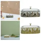 Snack Tray Candy Container Dustproof Food Tray Food Storage Holder Wedding Favor
