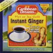 Instant Ginger Tea Un-Sweetened 14 Sachets