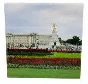 Buckingham Palace Westminster England Ceramic Tile Trivet Coaster Souvenir 4"x4"