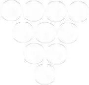 Healeved 10pcs Glasses Lens Lenses and Accessories Vr Glasses Accessories Vr Accessories Vr Lens Replacement Lens Light Blocking Lens Vr Headset Lens LED Convex Lens