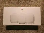 Google Nest Wifi Pro 6e AX5400 Mesh Router (3 Pack) - Snow- New Sealed