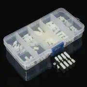 200pcs M2.5 Nylon White Male Female Standoff Spacers Bolts Nuts Assortment Sets