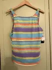 Ralph Lauren Striped Tanikni Swimsuit Top NO BOTTOM Plus Size 16W NEW!!!