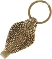 [LIFKOME] Delicate Copper Buckle Keychain Snake Shape Brass Belt Buckle Key Hook Diy Craft Pendant