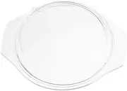 HOMOCONO Splash Clear Glass Microwave Lid Food Cover for Microwave Oven Heat Resistant Protector Easy Clean Versatile Cooking Accessory Splatter Guard