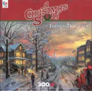 Thomas Kinkade A Christmas Story 300Pc Ceaco Jigsaw puzzle NIB