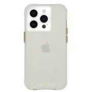 [CM051418] Sheer Crystal Case for iPhone 15 Pro - Gold