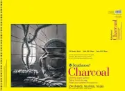 Strathmore 300 Series Charcoal Pad 18x24 Black Acid Free 64 lb Paper