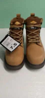 Diamondback 6" Nubuck Professional Steel Toe Work Boot Tan Size 7.5