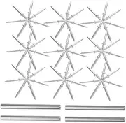 Operitacx 200pcs Press-on Nails Kit Double Hole Double-Sided Tape Traceless Installation for Wall Decor
