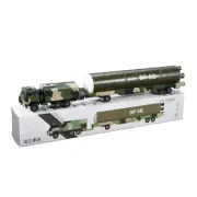 1:100 Dongfeng 5B Missile Vehicle Alloy Model Military Model Collection Gift A