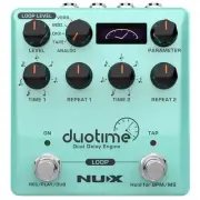 Duotime Stereo Delay Pedal with Independent Time,Analog Delay,Tape Echo,Digit...