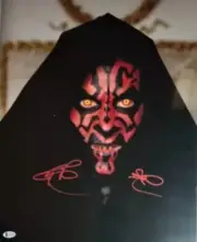 STAR WARS RAY PARK 'DARTH MAUL' 16"x20" Photo + Beckett COA