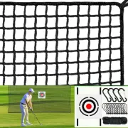 Golf Practice Net - Golf Hitting Net with Target Cloth as Ball Batting Net fo...