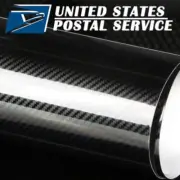 DIY Sticker Car Interior Accessories Panel Black Carbon Fiber Vinyl Wrap Sticker (for: Porsche)
