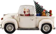 White Snow Globe truck