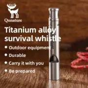 Qunature Survival Whistle Titanium 120dB Loud Sound Safety Emergency Hiking