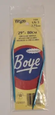 Wrights Boye Circular Knitting Needles 29" Size 5 New
