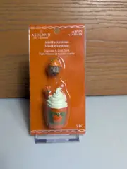 Ashland Fall Tiny Treasures Pumpkin Cold Drink / Frappe with a Cupcake 2024 NEW