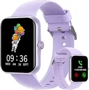 Smart Fitness Tracker Watch for Childrens, Kids Cute Sport Smartwatch with Heart Rate Blood Oxygen 37 Exercise Modes Step Counter Phone Calls Siri Recall App Notifications Music Calculator Alarms